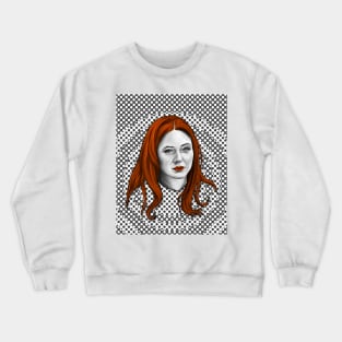 Amy - digital painting Crewneck Sweatshirt